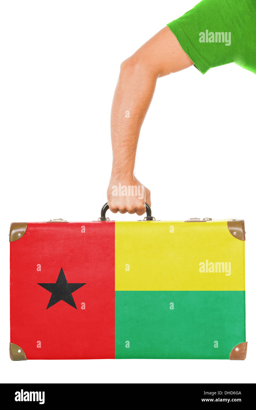 The Guinea-Bissau Flag Stock Photo