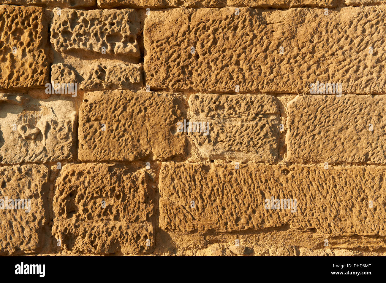weathered stone wall blocks Stock Photo - Alamy
