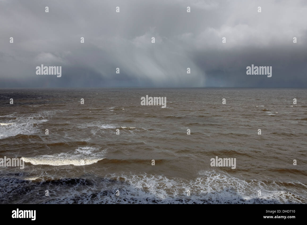 Stormy weather at Sheringham on the North Norfolk Coast Stock Photo Alamy
