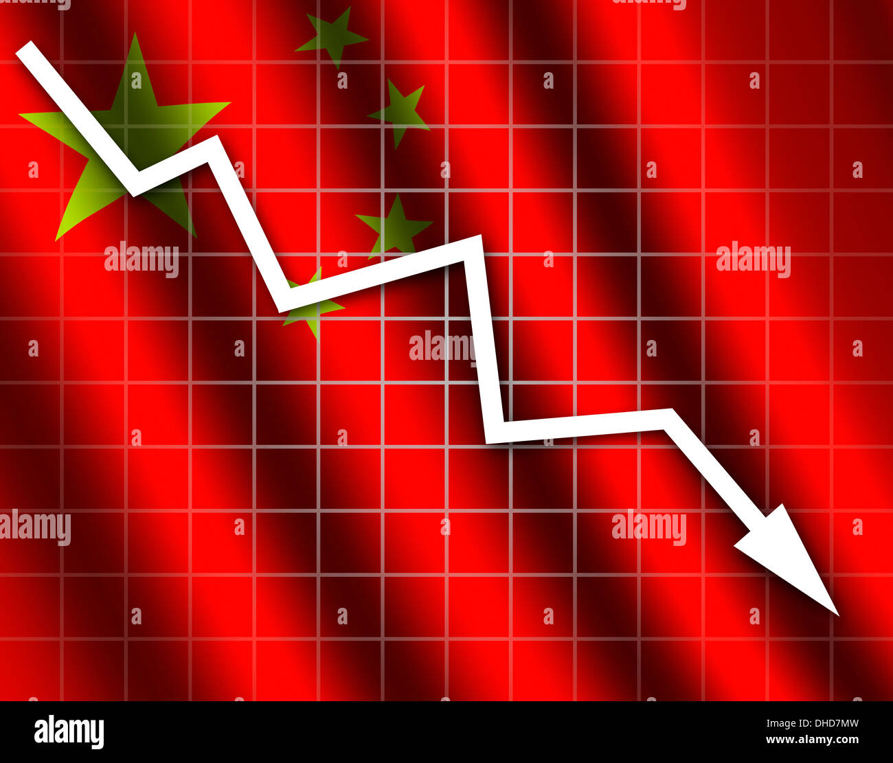 The Chinese flag Stock Photo Alamy