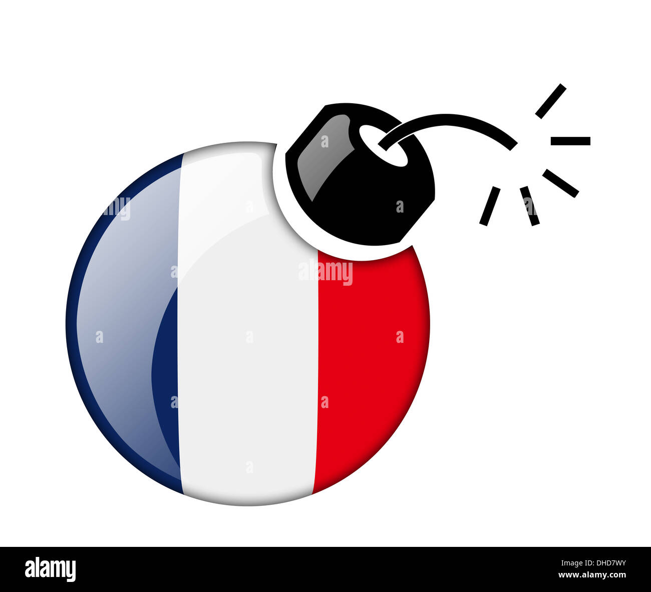 The French flag Stock Photo Alamy