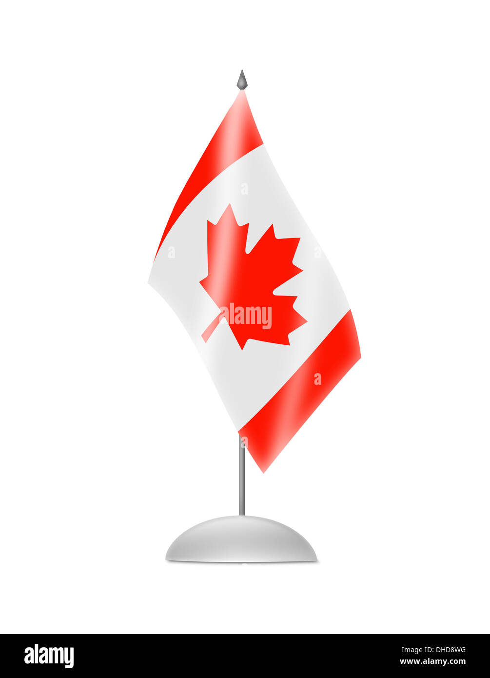 The Canadian flag Stock Photo