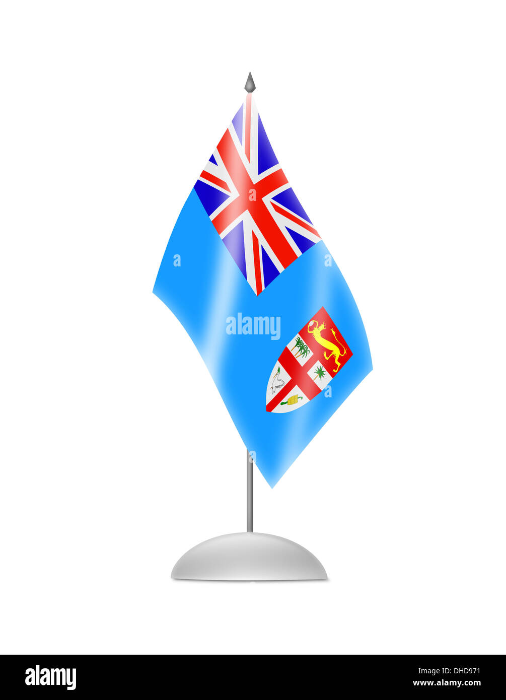 The Fiji flag Stock Photo