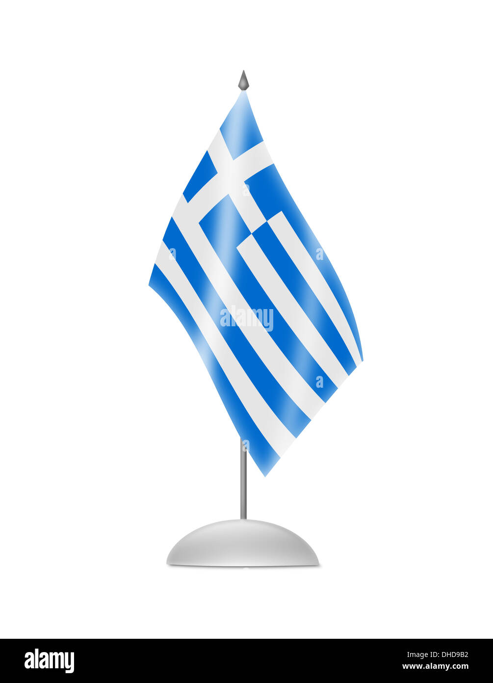 The Greek flag Stock Photo Alamy