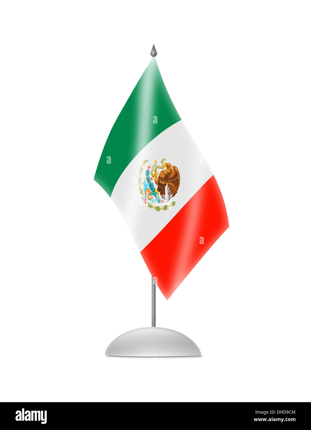 The Mexican flag Stock Photo - Alamy
