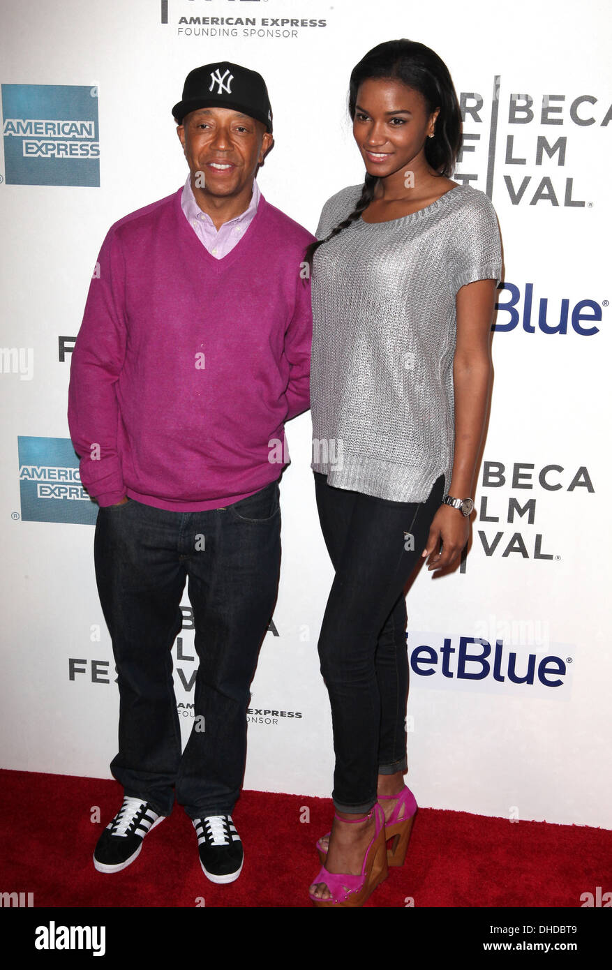 Russell Simmons And Leila Lopes High Resolution Stock Photography and