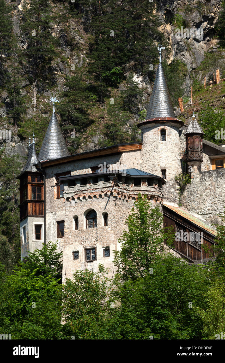 Fernsteinsee Castle, approaching Ferne Pass, Austria, Europe Stock Photo