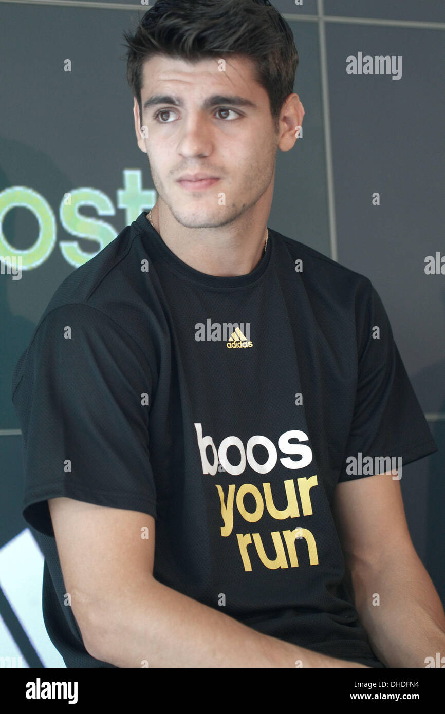 Madrid, Madrid, Spain. 7th Nov, 2013. Real Madrid player Alvaro Morata at  the presentation of Adidas