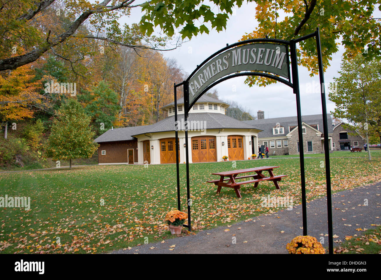 New York, Cooperstown, Farmers Museum Stock Photo Alamy