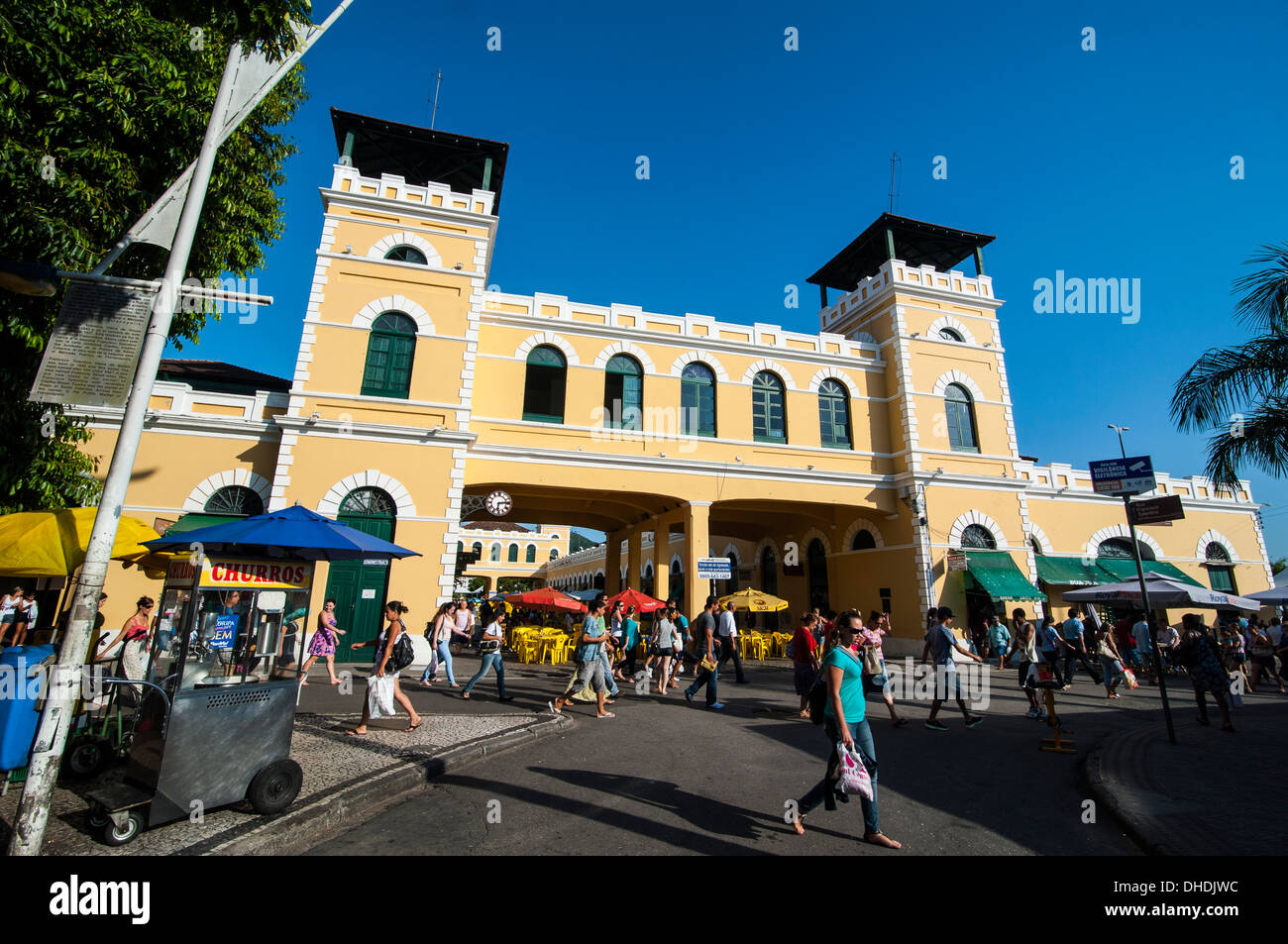 Public market in Florianopolis, Santa Catarina State, Brazil Stock Photo