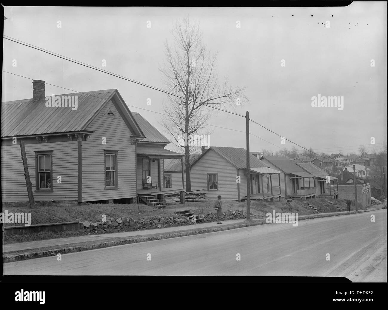 High Point, North Carolina Housing. Row of companyowned homes of furniture workers High