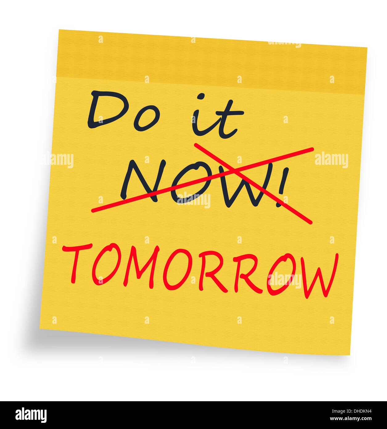 Procrastination Cut Out Stock Images & Pictures - Alamy