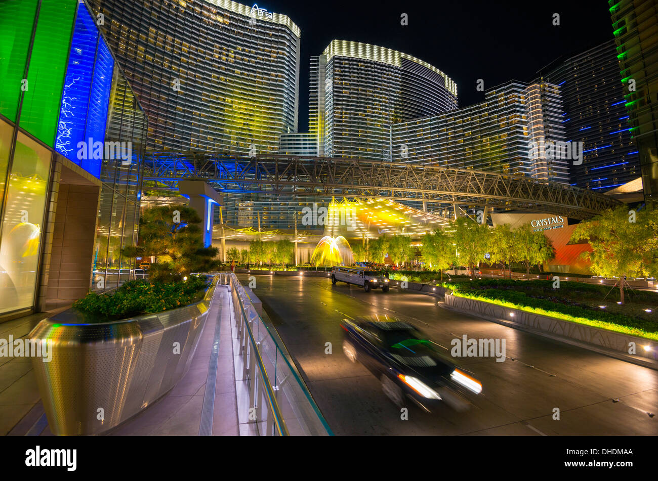 Aria Resort and Casino, CityCenter, The Strip, Las Vegas, Nevada, United States of America, North America Stock Photo