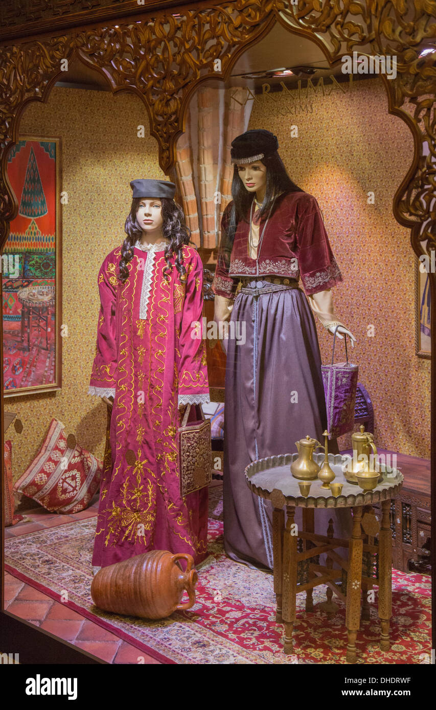 Clothing of ancient Karaims in Trakai museum Stock Photo - Alamy