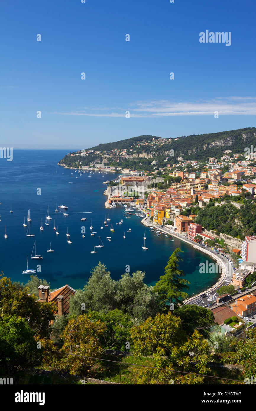 Villefranche-sur-Mer, Provence-Alpes-Cote d'Azur, French Riviera, Provence, France, Mediterranean, Europe Stock Photo