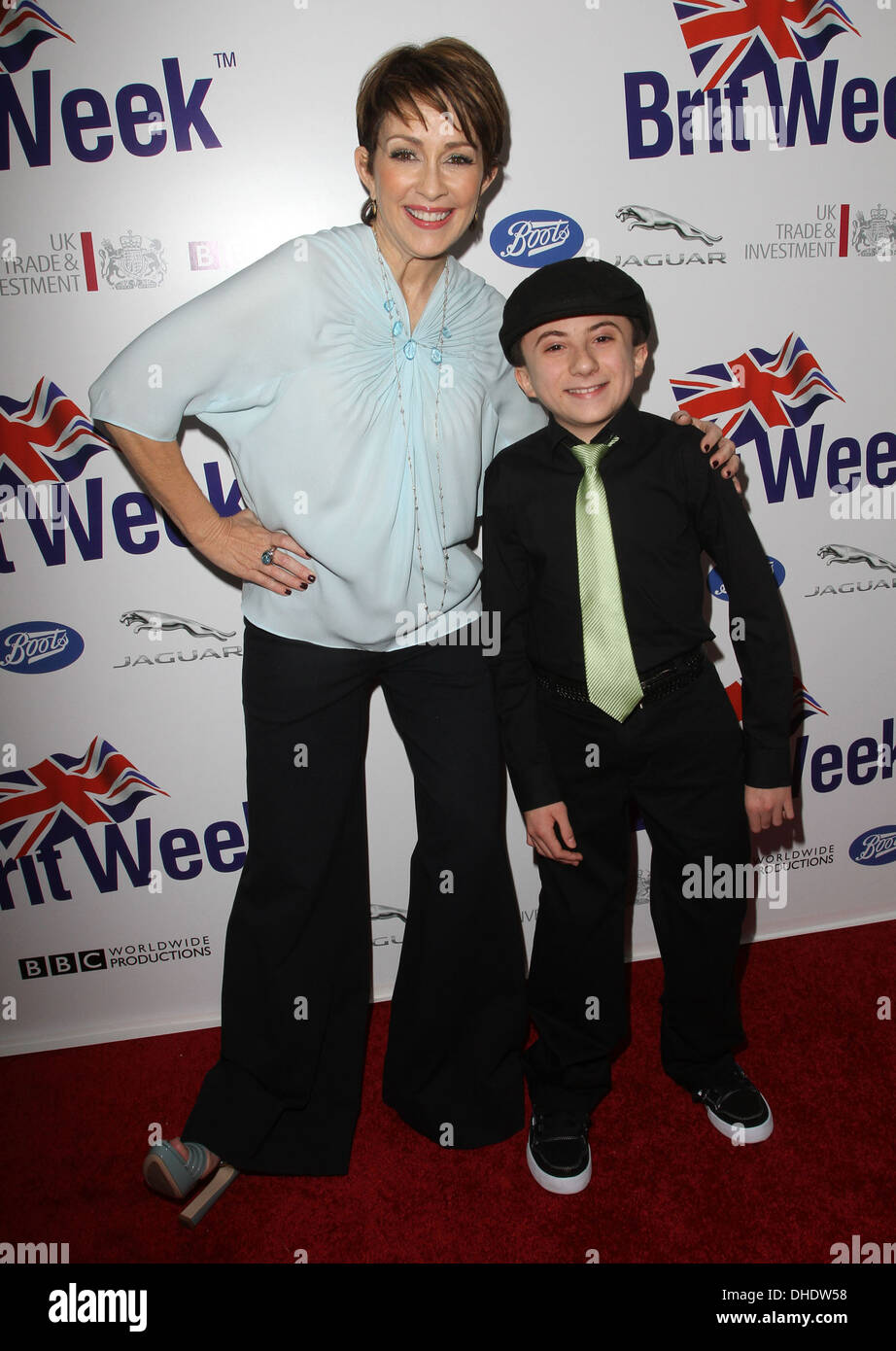 Patricia Heaton Atticus Shaffer BritWeek Los Angeles Red Carpet Launch