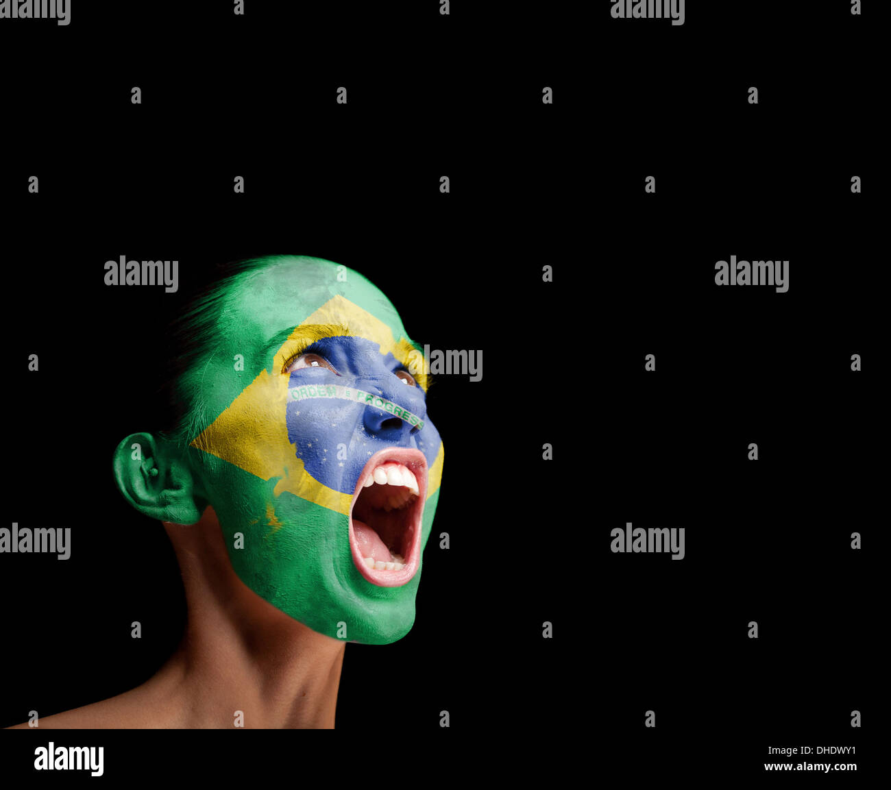 Brazilian woman flag hi-res stock photography and images - Alamy