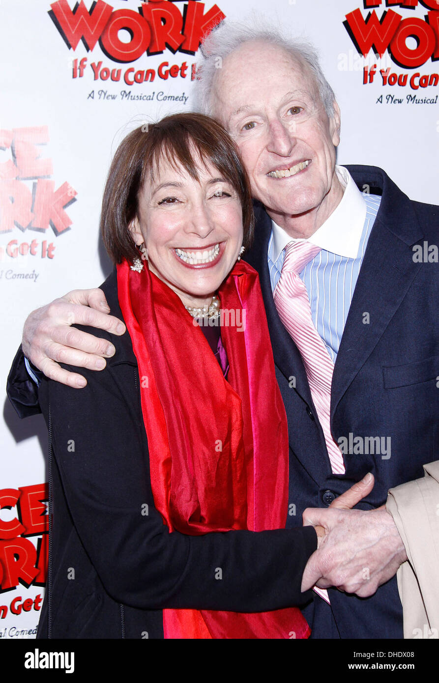 Didi Conn and David Shire Broadway opening night of 'Nice Work If You Can Get It' at Imperial Theatre – Arrivals New York City Stock Photo