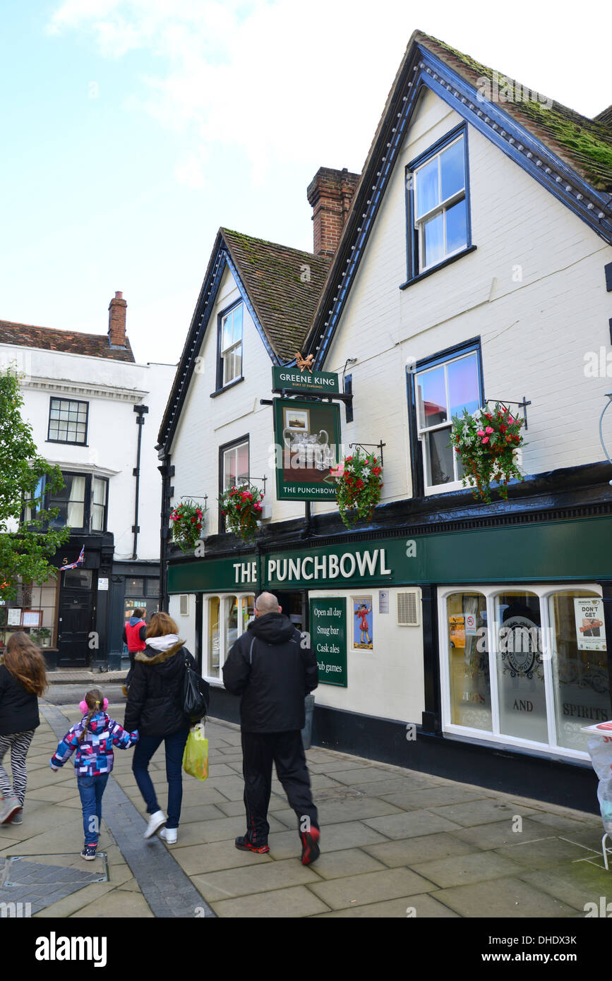 The Punch Bowl pub, Market Place, AbingdononThames, Oxfordshire