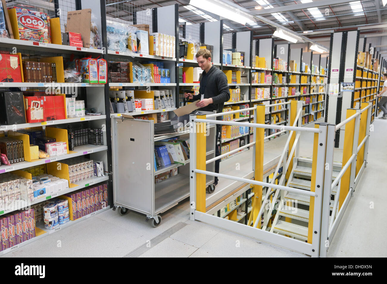 Amazon fulfilment centre (warehouse) in Peterborough Cambridgeshire