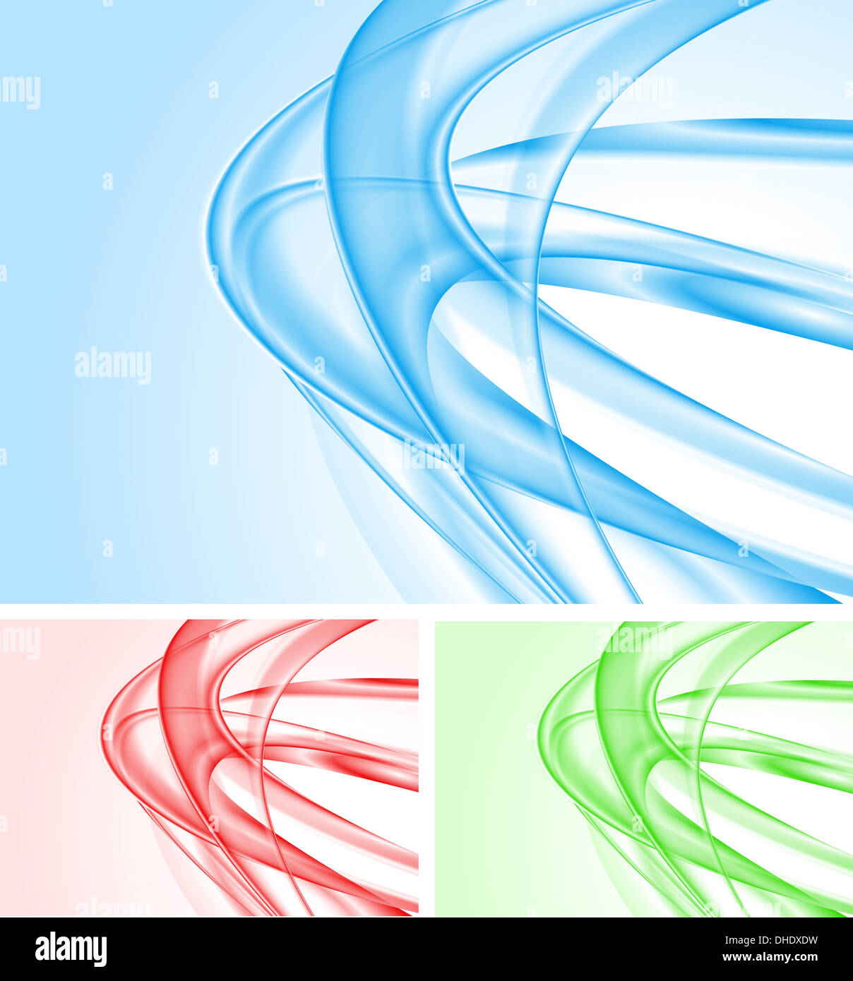 Set of abstract wave backgrounds. Vector eps 10 Stock Photo - Alamy
