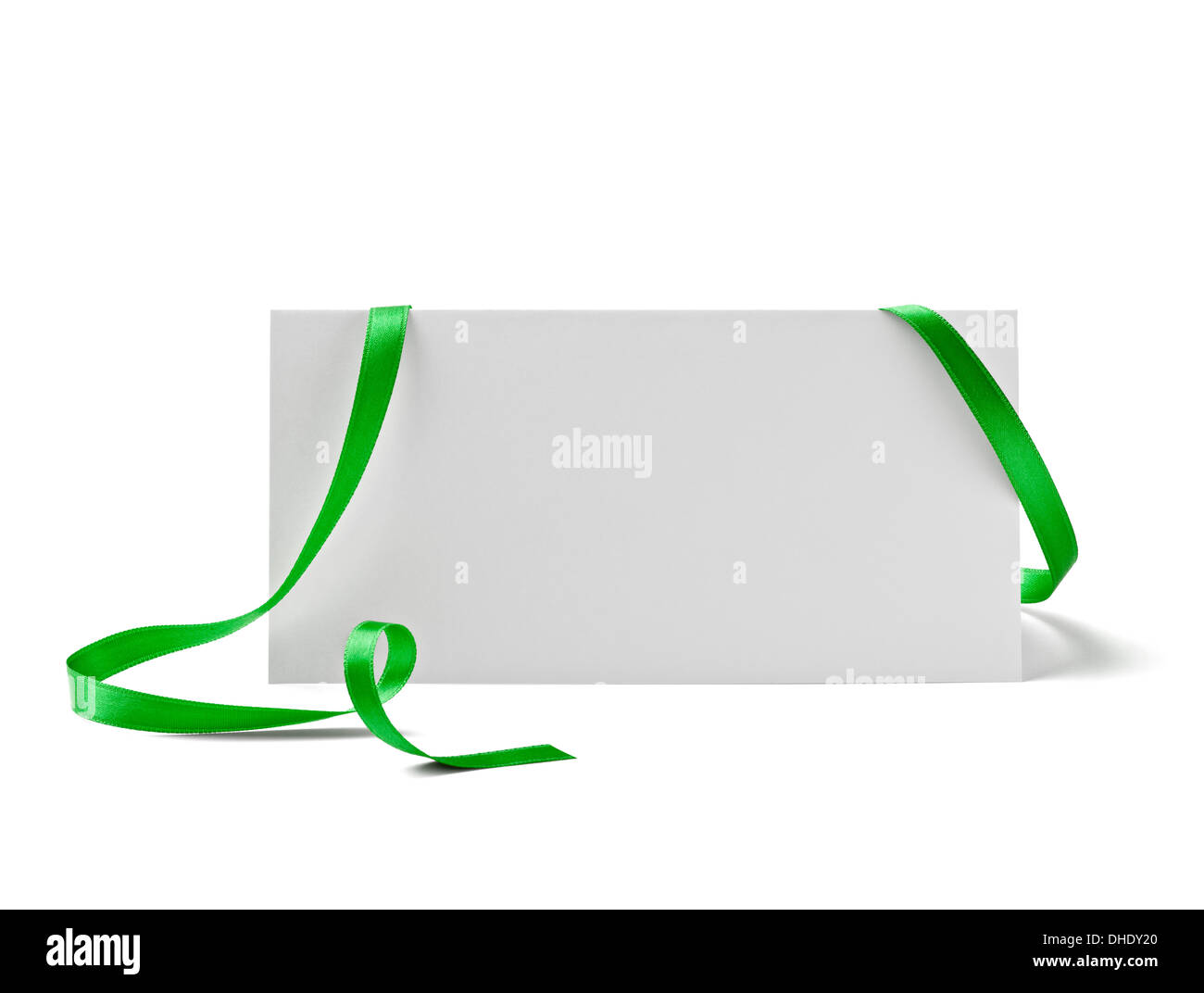 note with ribbon Stock Photo - Alamy