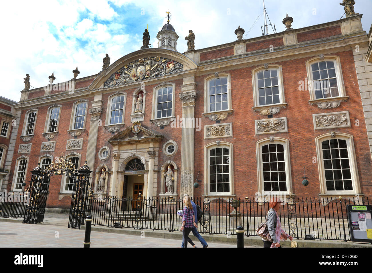 Tourist Information Centre at Worcester, UK. The Guildhall, a Grade 1 ...