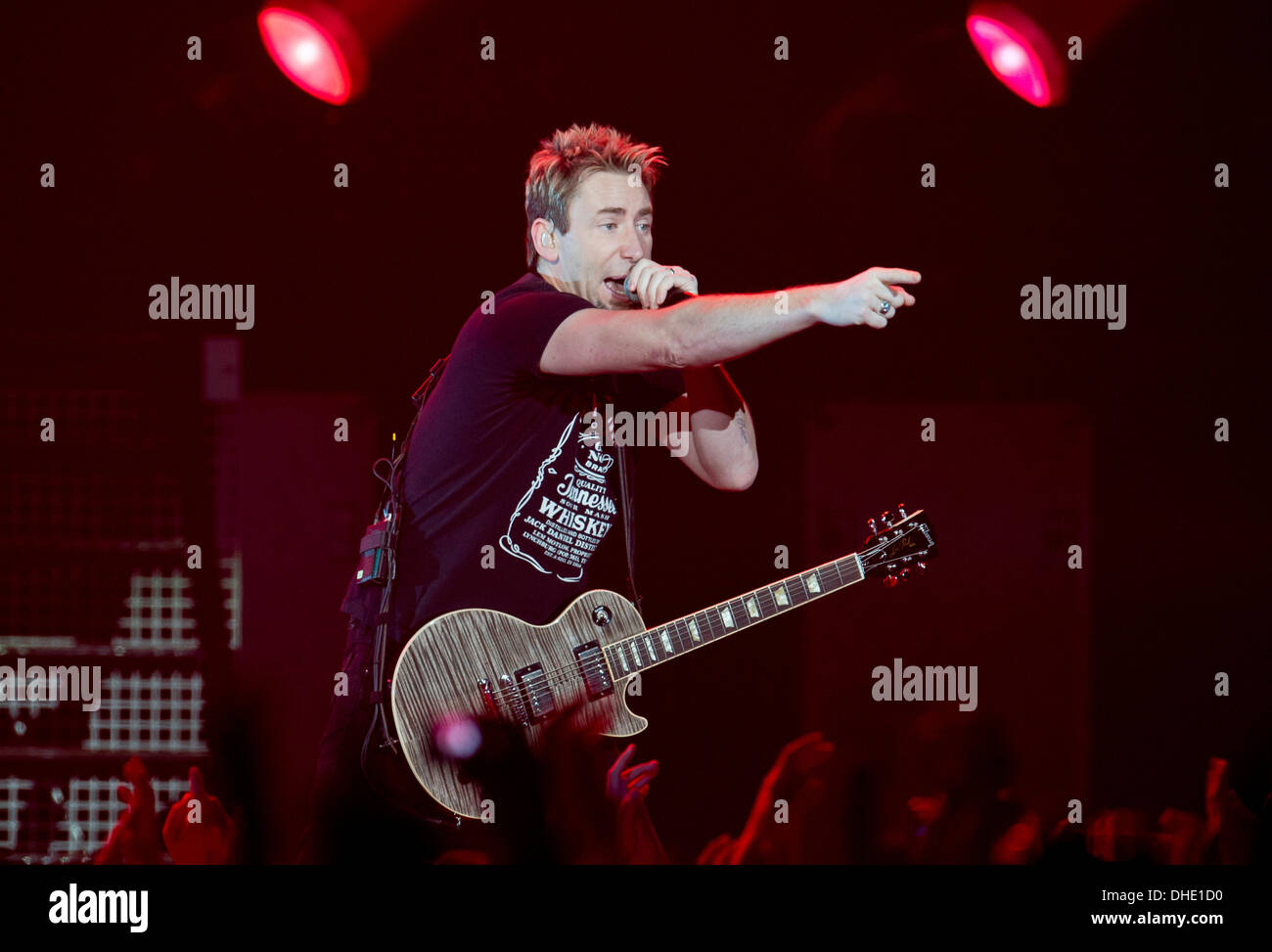 Prague, Czech Republic . 07th Nov, 2013. Chad Kroeger, lead singer of