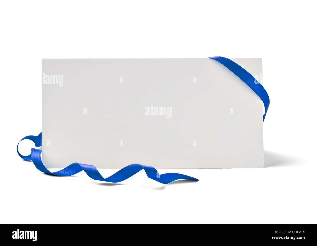 note with ribbon Stock Photo - Alamy