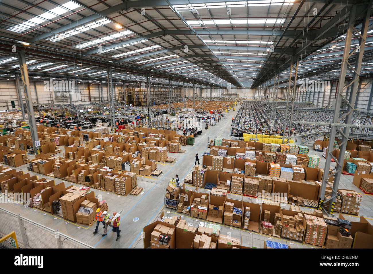 Amazon fulfilment centre (warehouse) in Peterborough Cambridgeshire