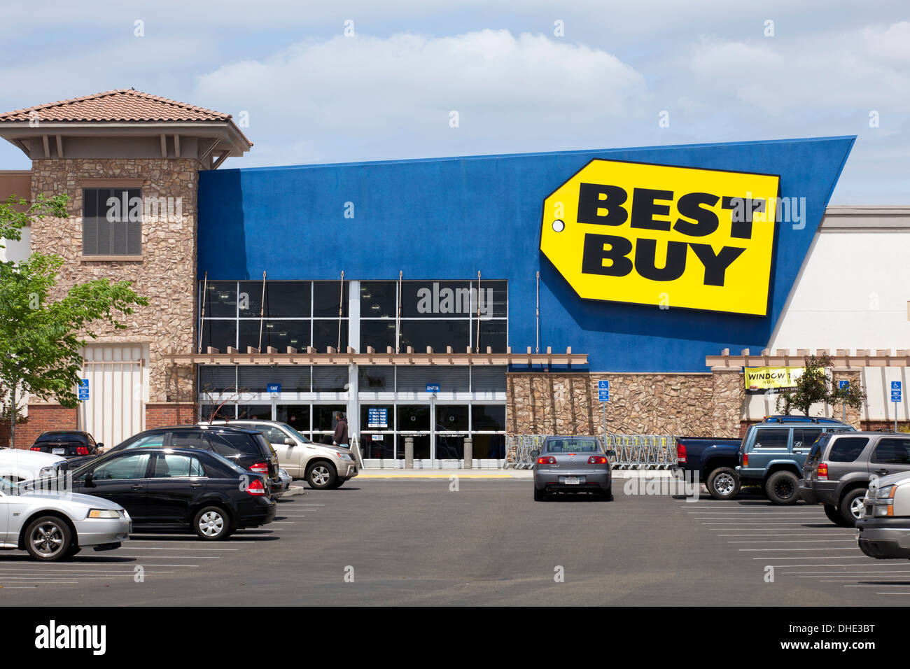 Best Buy storefront - California USA Stock Photo