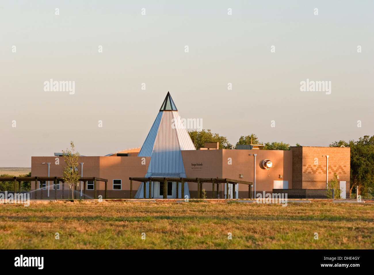 Bosque Redondo Memorial (state monument), Fort Sumner, New Mexico USA Stock Photo