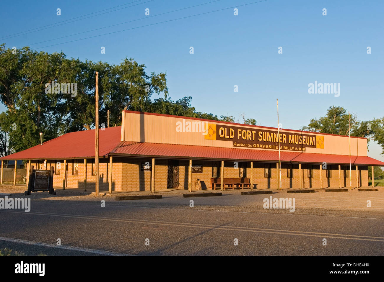 Old Fort Sumner Museum, Fort Sumner, New Mexico USA Stock Photo