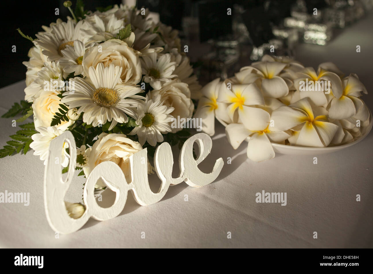 Love Bride Groom Decoration Table Sunset Wedding Marriage Dinner