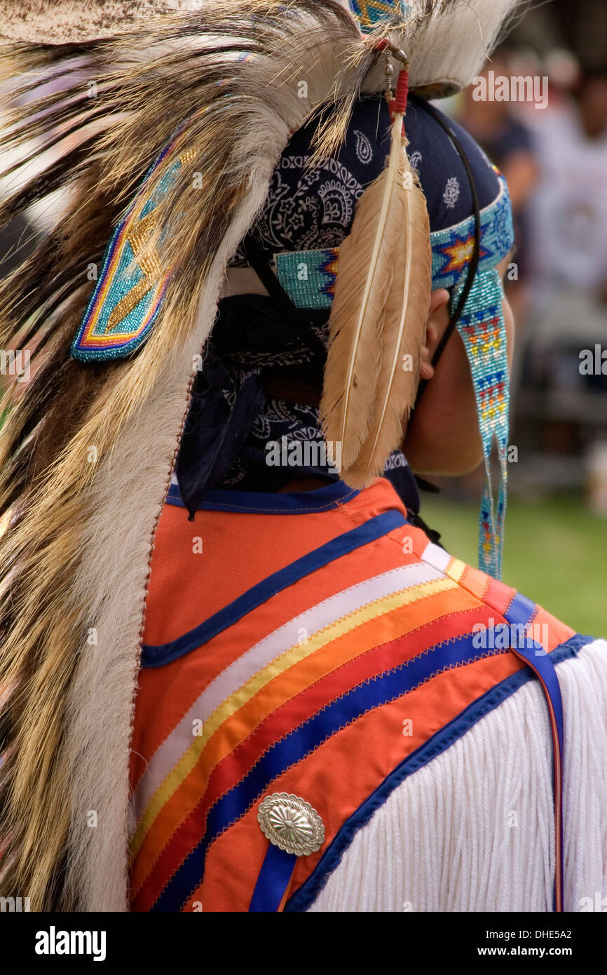 Indian male dancer, Totah Festival Pow Wow, Farmington, New Mexico USA