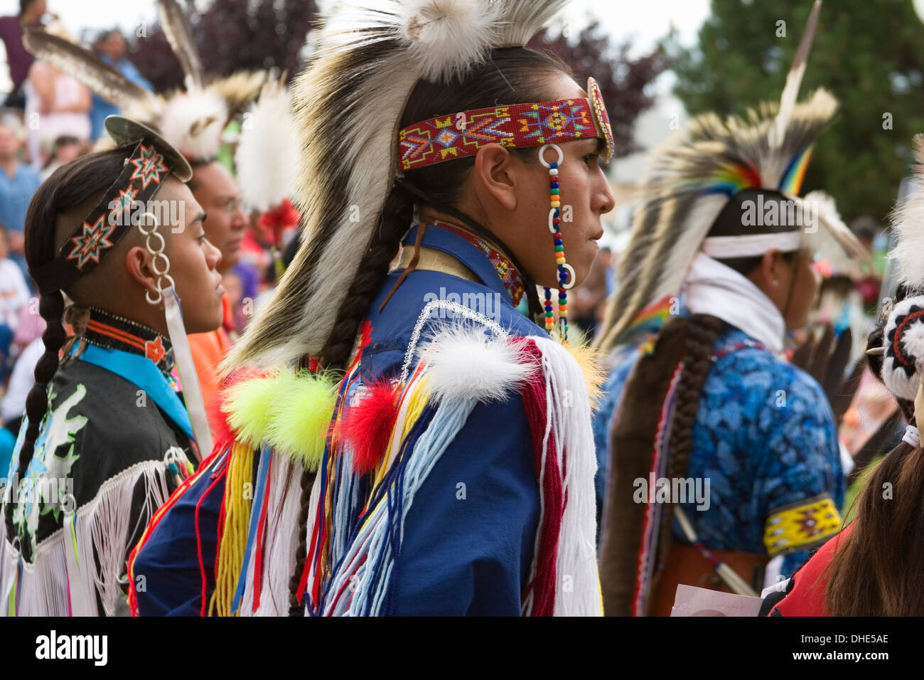 Indian dancers, Totah Festival Pow Wow, Farmington, New Mexico USA