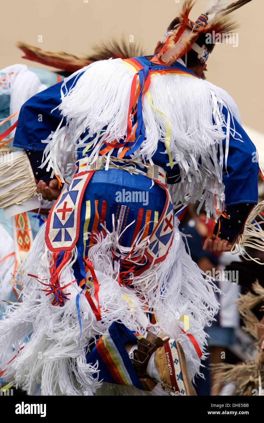 Indian male dancer, Totah Festival Pow Wow, Farmington, New Mexico USA