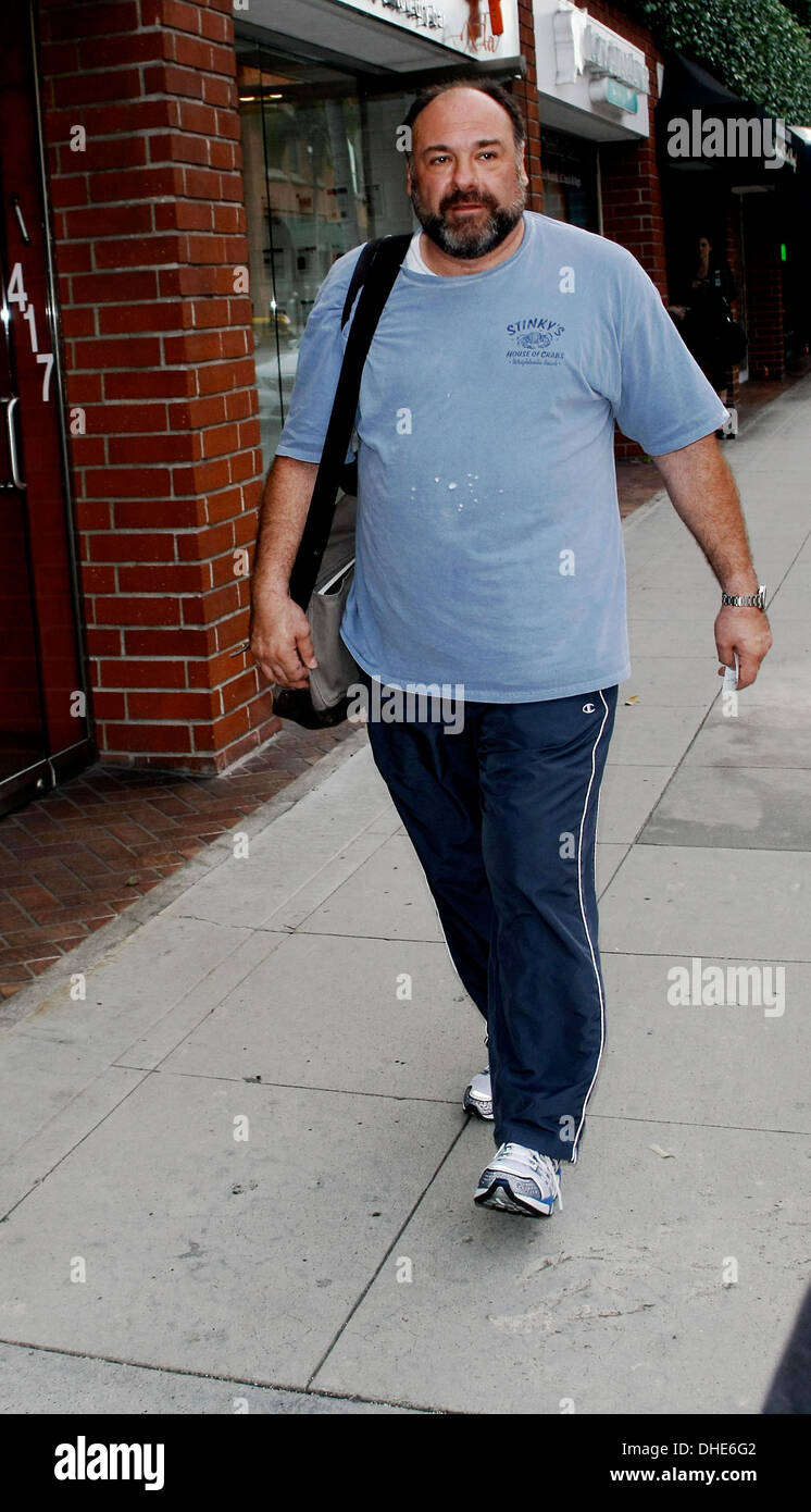 James Gandolfini out and about Beverly Hills, California 25.04.12