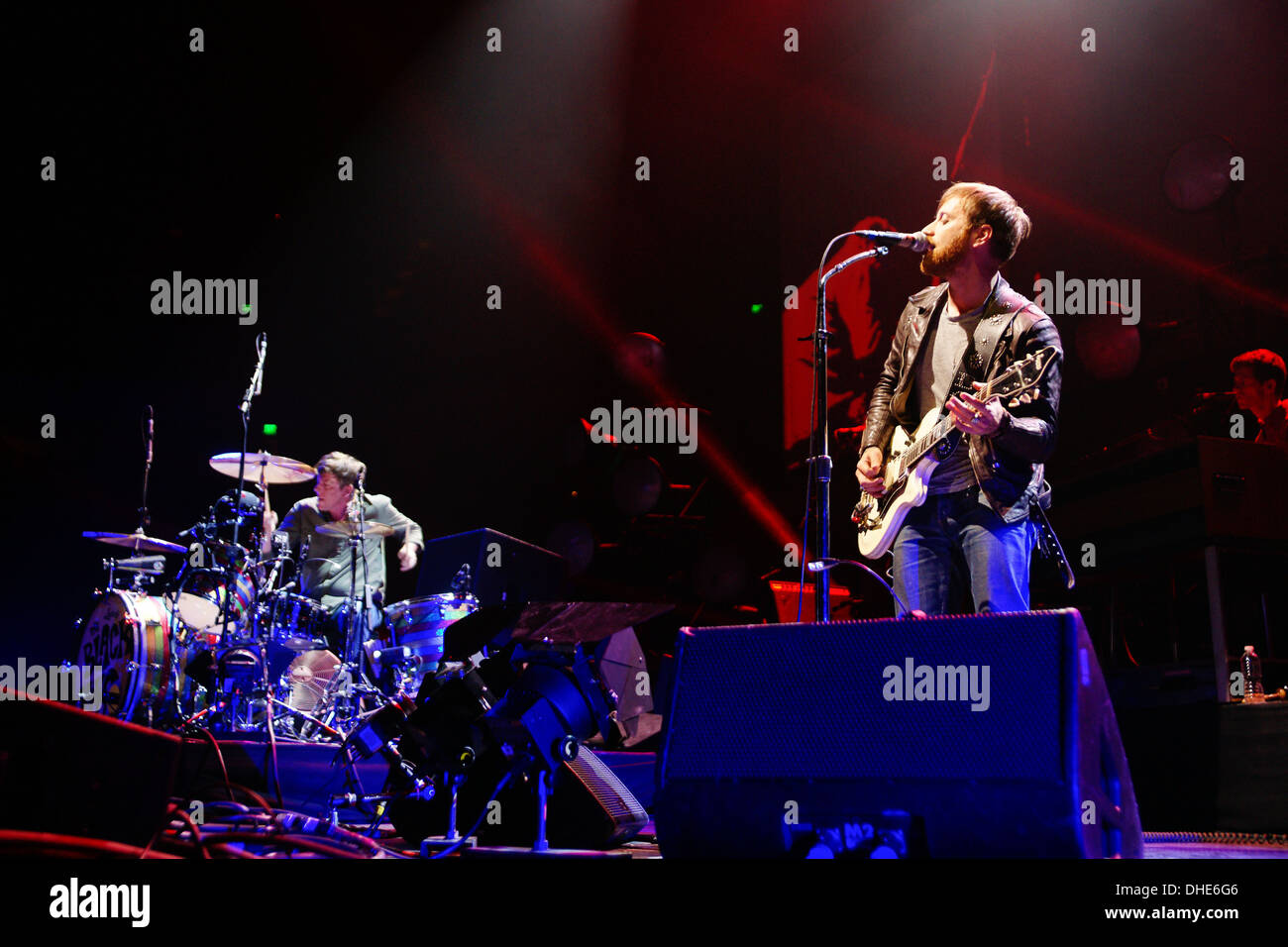 Patrick Carney and Auerbach of The Black Keys performing at the Frank