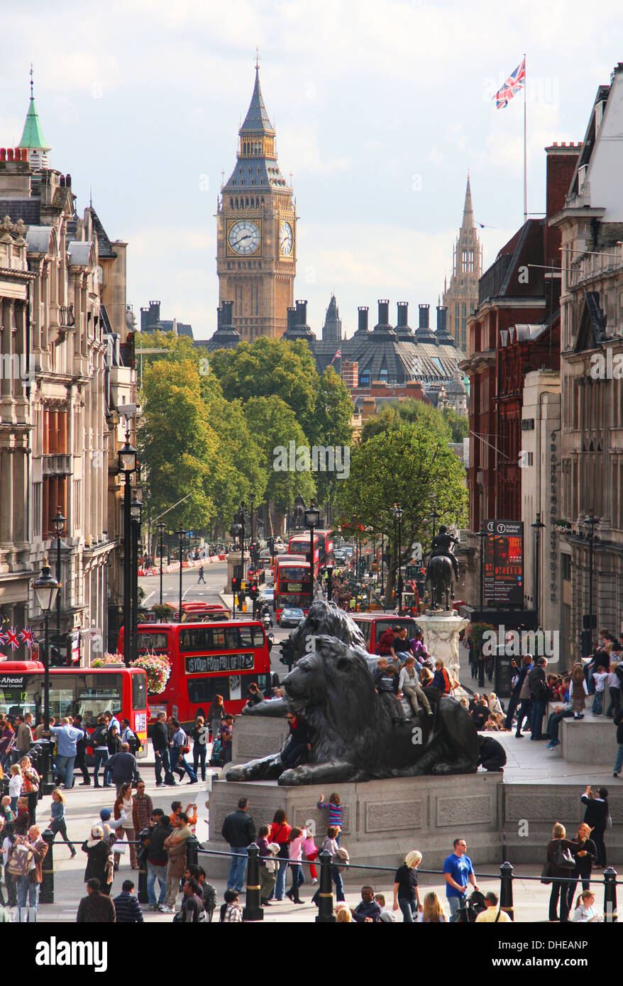 Trafalgar Square in London Stock Photo - Alamy