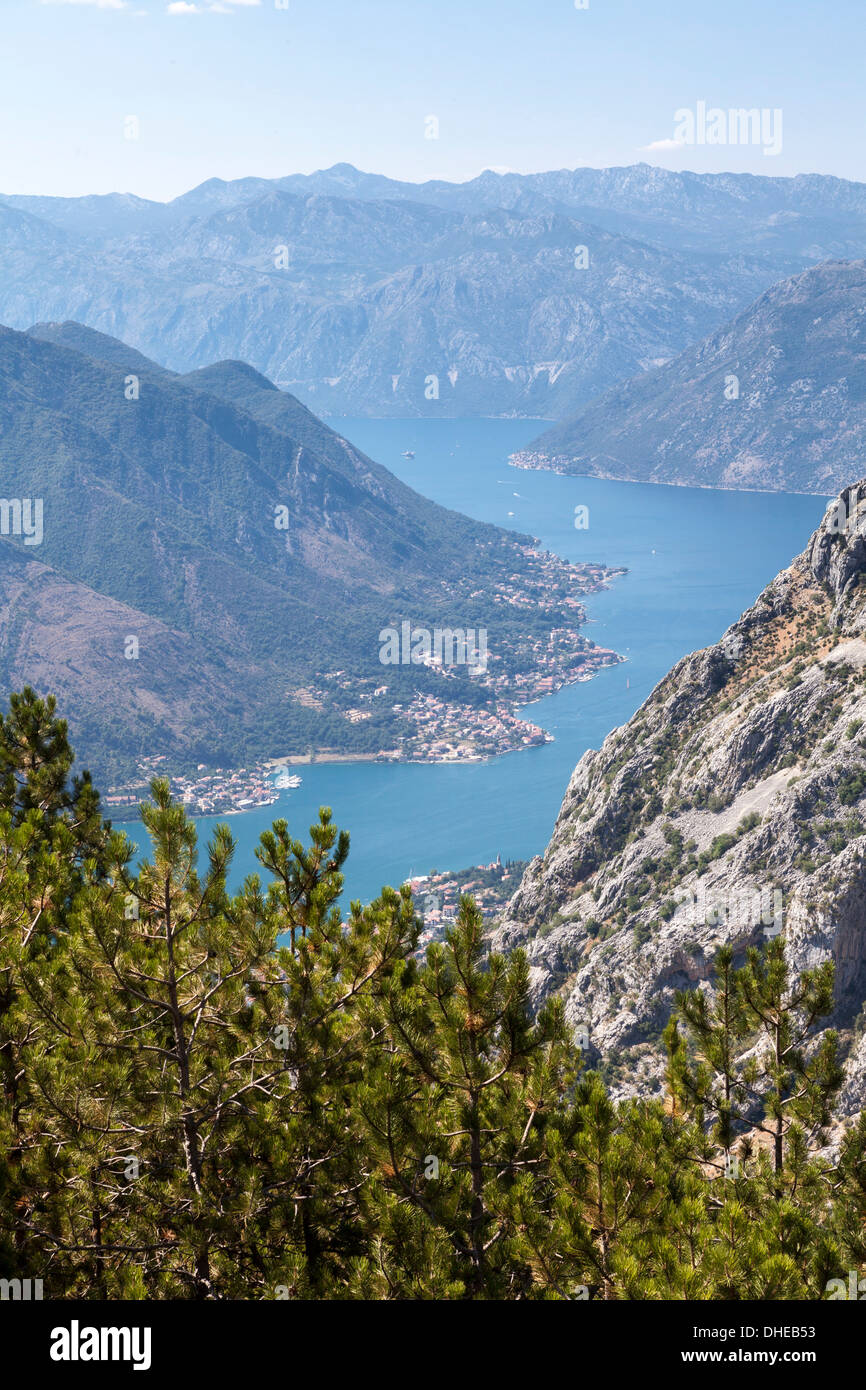 Bay of Kotor, UNESCO World Heritage Site, Montenegro, Europe Stock Photo