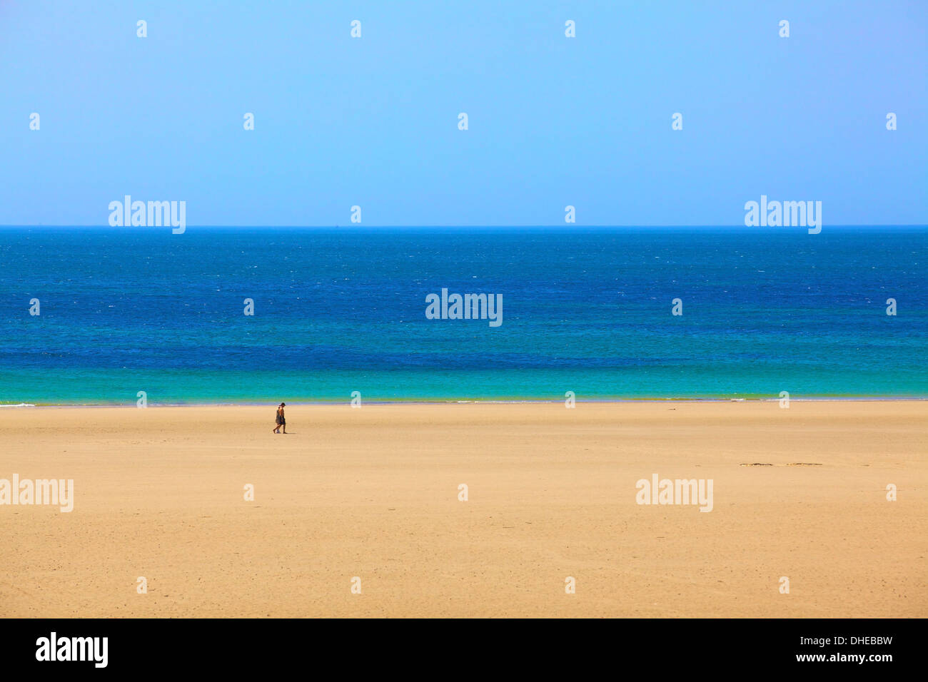St. Ouen's Bay, Jersey, Channel Islands, Europe Stock Photo