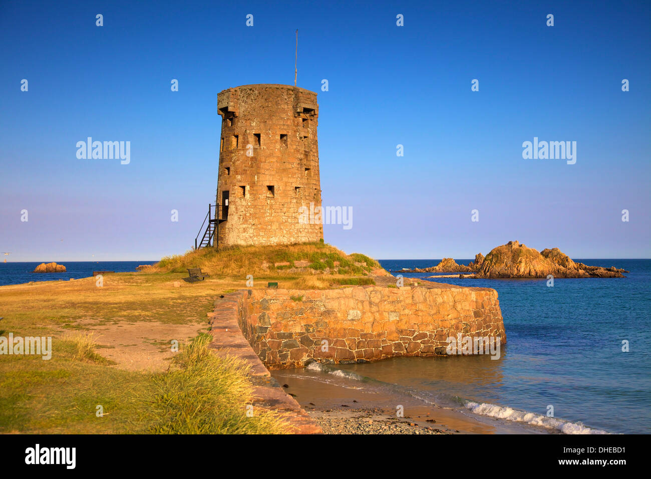 Jersey Round Tower, Le Hocq, St. Clement, Jersey, Channel Islands