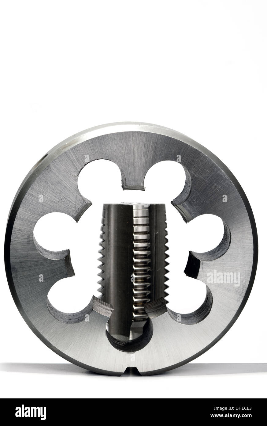 Die and tap Stock Photo Alamy