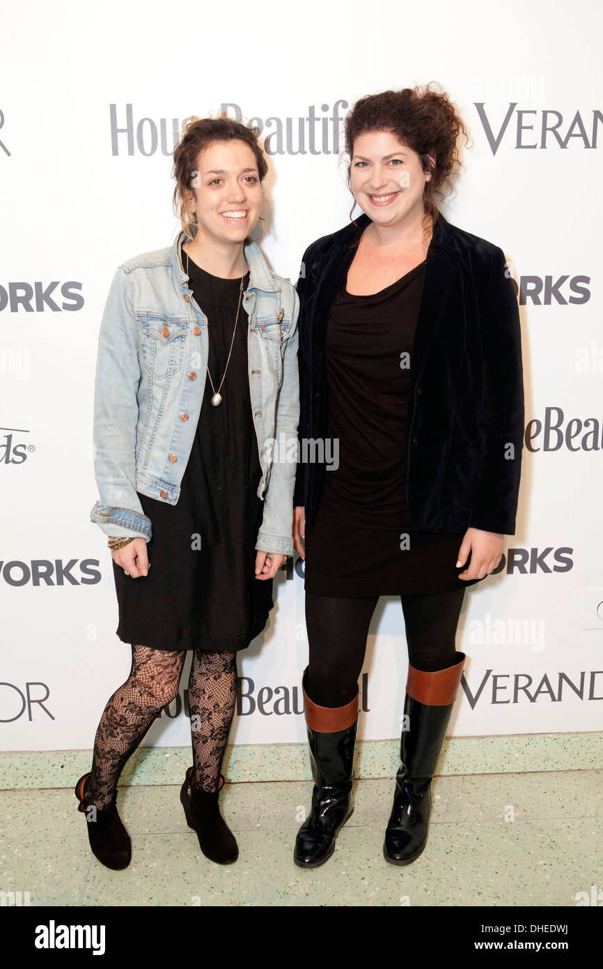 Abby Tabak and Orli Ben-dor Design Stars For 1 Charity Design on a Dime in association with 'Housing Works' New York City USA - Stock Photo