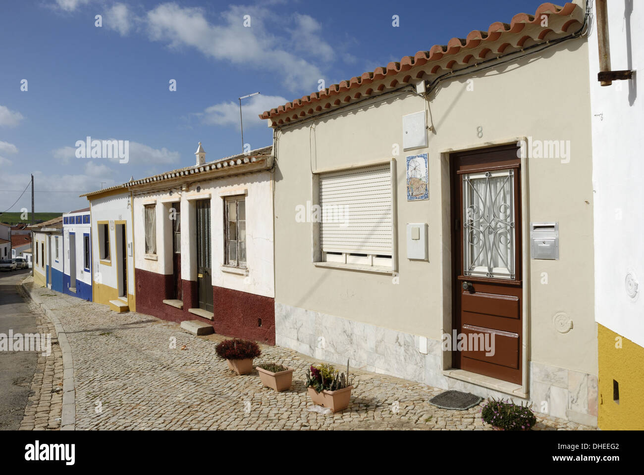 Residential Houses in Vila do Bispo Stock Photo Alamy