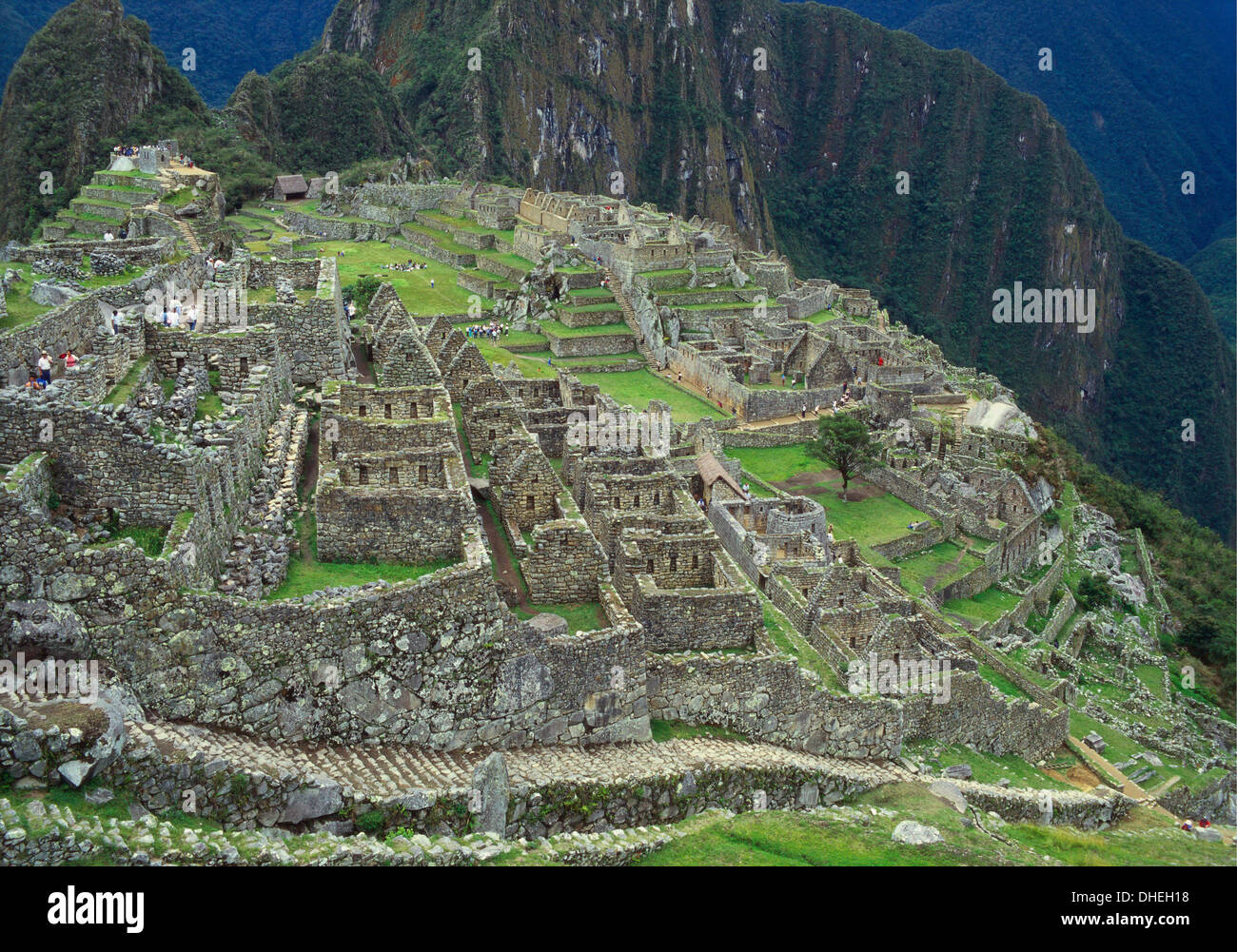 Incan Castles Ancient Incan Ruins of Machu Picchu, Peru Stock Photo - Alamy