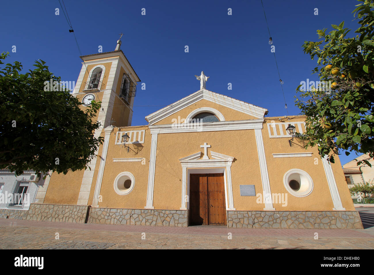 Christian Church of Nuestra Senora de Rosario Stock Photo