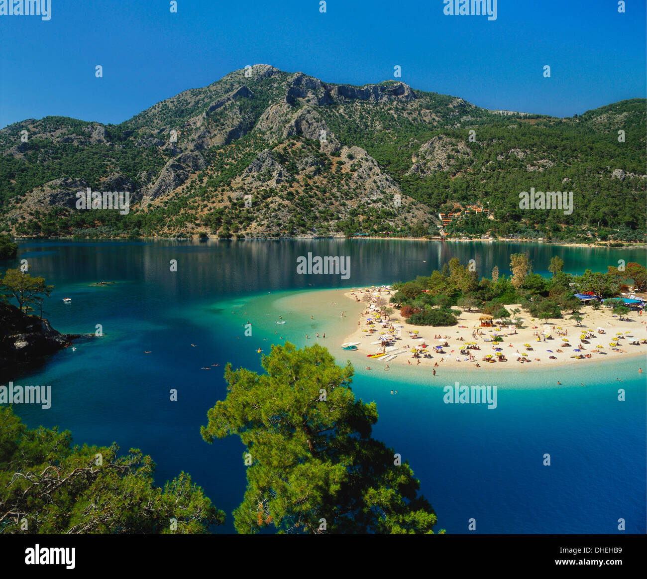 Lagoon Beach, Olu Deniz, Turkey Stock Photo