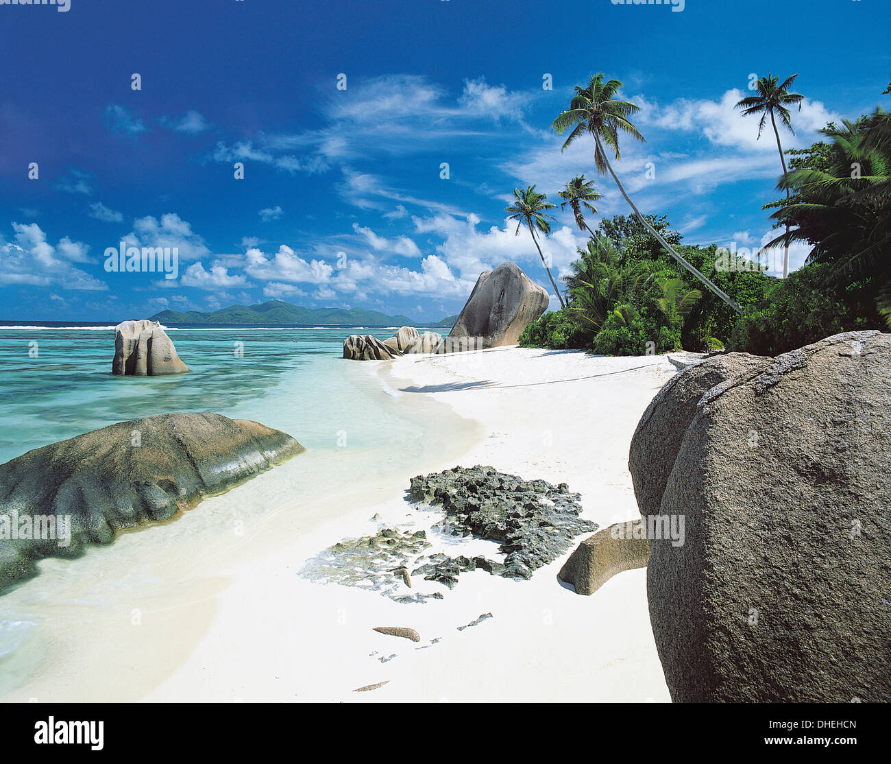 Anse Source D'argent, La Digue, Seychelles Stock Photo